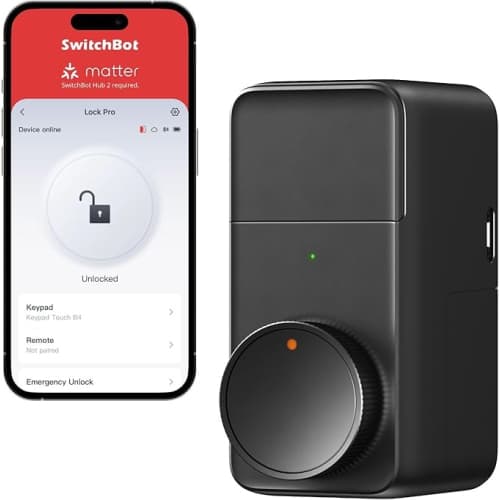 SwitchBot Smart Lock Pro | Keyless Entry Door Lock, Smart Door Lock Front Door, Electronic Smart Deadbolt