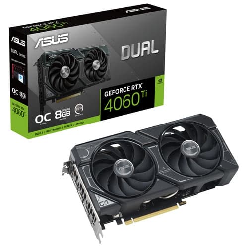 Open Box - ASUS Dual GeForce RTX 4060 Ti OC 8GB GDDR6 Video Card