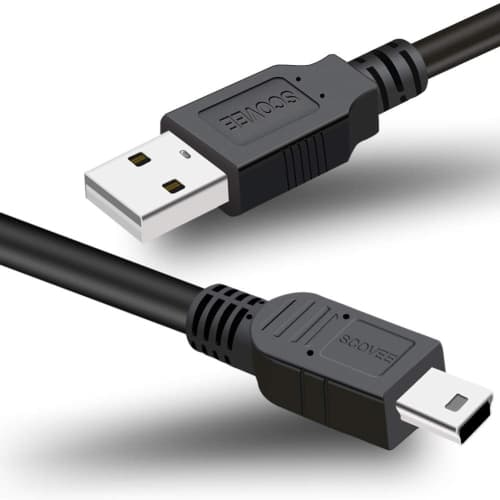 Mini USB Cable Charger Cord for TI-84 Plus CE Graphing Calculators,Canon Camera,PS3 Controller,MP3 Players,Dash