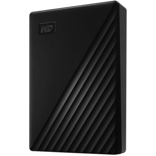 WD 5TB My Passport Portable External Hard Drive HDD, USB 3.0, USB 2.0 Compatible, Black - WDBPKJ0050BBK-WESN