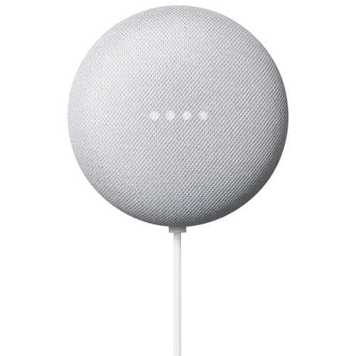 Refurbished (Fair) -Google Nest Mini (2nd Gen) Smart Speaker - Chalk