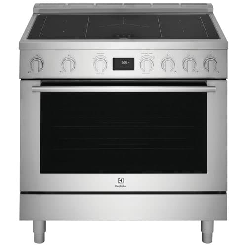 Electrolux 36" 4.4 Cu. Ft. True Convection 5-Element Slide-In Induction Range (ECFI3668AS) - Stainless Steel