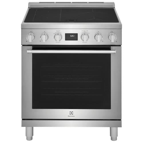 Electrolux 30" 4.6 Cu. Ft. True Convection Slide-In Induction Range (ECFI3068AS) - Stainless Steel