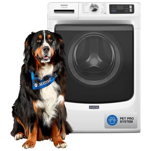 Maytag (MFW7020RW) 5.8 Cu. Ft. (IEC) Stackable High Efficiency Front Load Washer with Steam - White