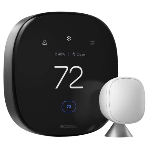 ECOBEE Wi-Fi Smart Thermostat Premium (EB-STATE6P-01)- Black