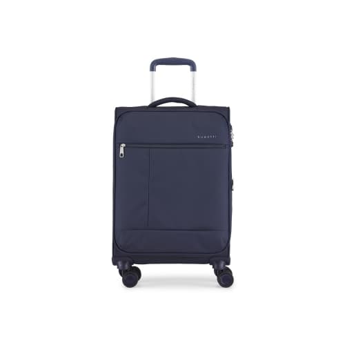 Bugatti- Amsterdam Softside Carry-On Luggage with Expansion - Navy