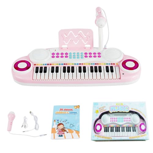 Costway 37-Key Toy Keyboard Piano Electronic Musical Instrument
