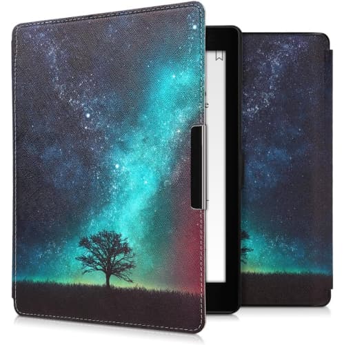 Case Compatible with Kobo Aura ONE Case - eReader Cover - Cosmic Nature Blue/Grey/Black