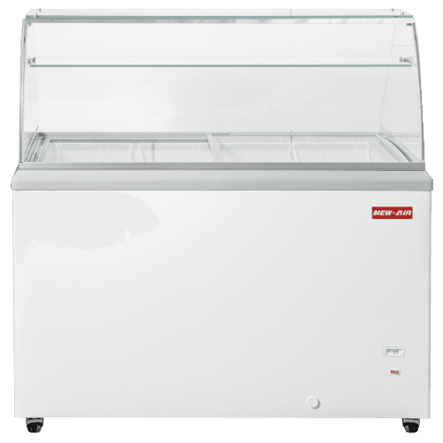 NEW AIR RÉFRIGÉRATION NIF-71-DC Commercial 71" Ice Cream Dipping Cabinet - Ideal for Restaurants, Ice Cream Shops, Convenience Store & Grocery Stores