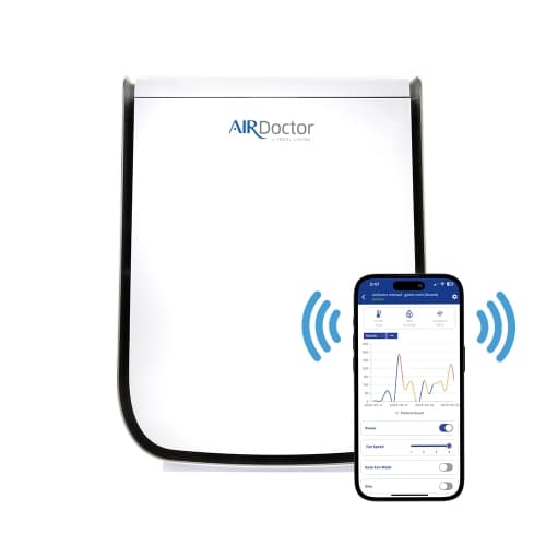 AIRDOCTOR 2000i SMART Air Purifiers for Small Rooms Medium 3 Stage Filtration Pre-Filter, UltraHEPA, Carbon/VOC