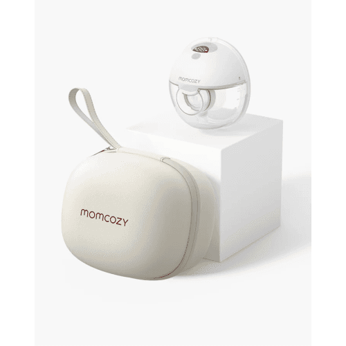 Momcozy Breast Pump Hands-Free M5, Wearable Breast Pump of Baby Mouth Double-Sealed Flange with 3 Modes & 9 Levels, Electric Breast Pump Portable
