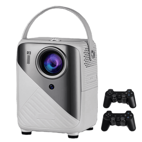 TUTT T12 Pro 4K Gaming Projector Home Theatre Wifi & Bluetooth, 600ANSI Native Auto Focus Home Theater Smart Project Up to 150” Premium Accessories