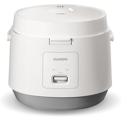 CUCKOO CR-1095 10-Cup Basic Rice Cooker and Warmer with Nonstick Inner Pot, Switch Press (White)
