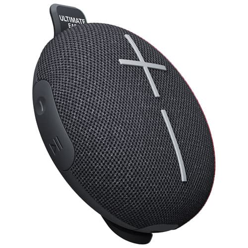 Ultimate Ears MINIROLL Waterproof Bluetooth Wireless Mini Portable Speaker - Gentle Black
