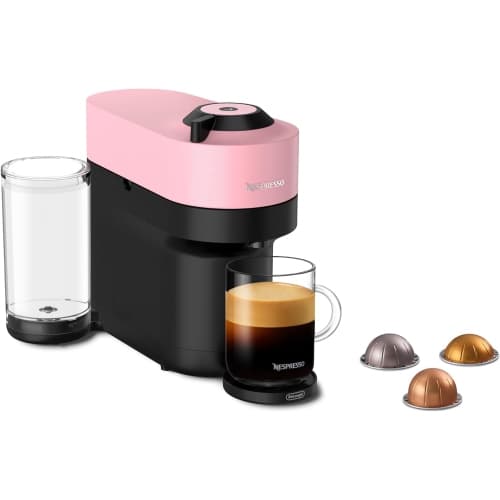 Nespresso Vertuo Pop+ Coffee and Espresso Machine by De'Longhi-Pink Color