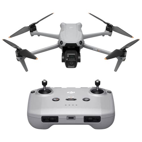 DJI Air 3S Quadcopter Drone with Camera & Remote Controller (DJI RC-N3) - Grey