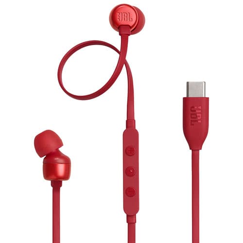 JBL Tune 310C In-Ear Headphones with USB-C Connector - Red