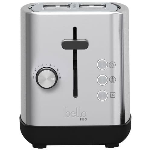 Bella Pro Toaster - 2-Slice - Stainless Steel - Only at Best Buy