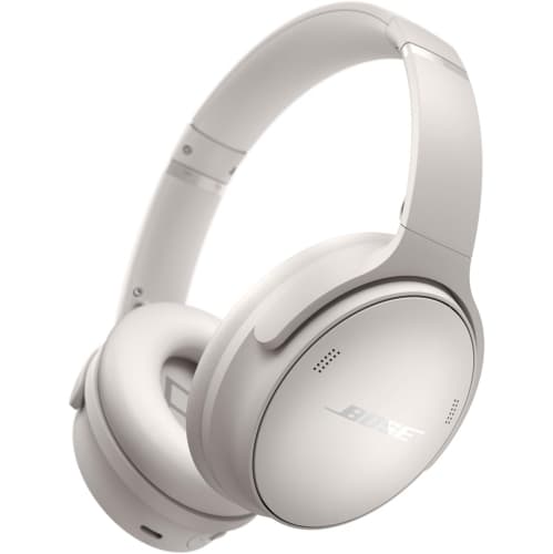 Refurbished(Excellent)- Bose QuietComfort Wireless Noise Cancelling Headphones, Bluetooth Over Ear Headphones with Up to 24 Hours of Battery Life, White Smoke
