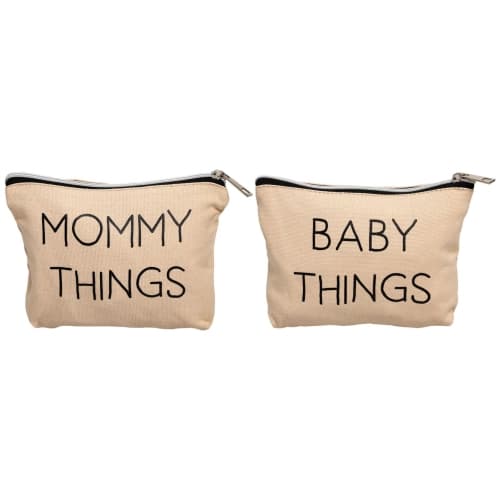 Pearhead Mommy and Baby Travel Pouches Set