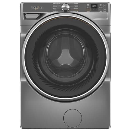 Whirlpool (WFW6720RR) 5.8 Cu. Ft. (IEC) Stackable High Efficiency Front Load Washer with Steam - Radiant Silver