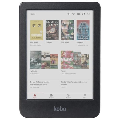 Open Box - Kobo Clara Colour 6" Digital eReader with Touchscreen - Black