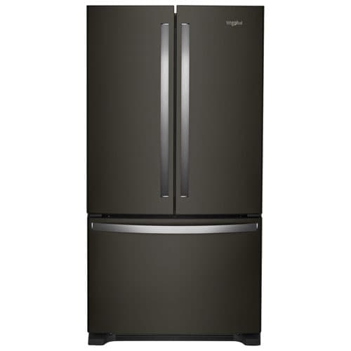 Whirlpool 36" 20 Cu. Ft. French Door Refrigerator with Water Dispenser (WRFC2036RV) - Black Stainless Steel