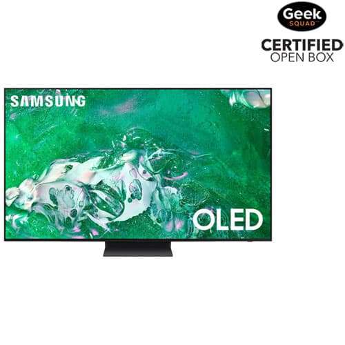 Open Box - Samsung 55" S90D Series 4K UHD HDR OLED 120Hz Dolby Atmos Tizen Smart TV (QN55S90DAFXZC) - 2024 - Graphite Black