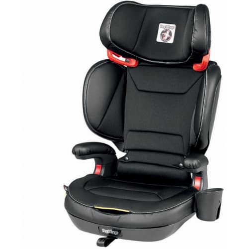Peg Perego Viaggio Shuttle Plus 120 2-in-1 Booster Car Seat - Licorice (Leather)