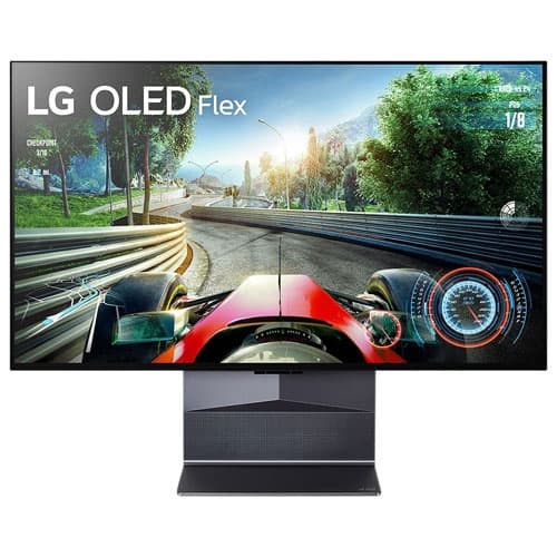 Refurbished (Fair) - LG OLED Flex 42" 4K UHD HDR Curved OLED 120Hz Dolby Atmos webOS Smart TV (42LX3QPUA) - 2022 - Great for Movies & Gaming