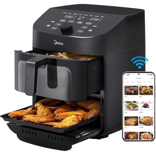 Midea 8-In-1 11 Quart Two-Zone HeatXpress Air Fryer Oven