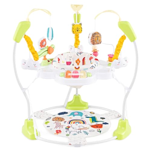 Costway Baby Stationary Activity Center Infant Jumper with Removable Foot Pad
