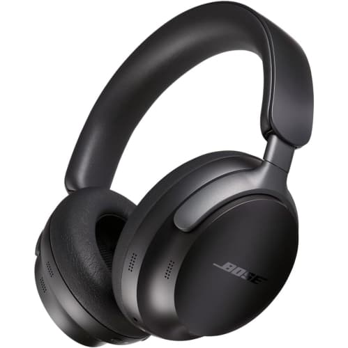 Bose QuietComfort Ultra Wireless Noise Cancelling Headphones with Spatial Audio, Over-The-Ear Headphones with Mic, Up to 24 Hours of Battery Life, Black -Open Box