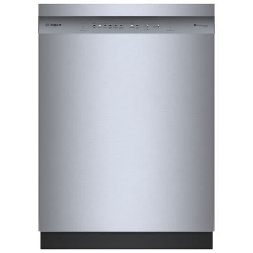 Bosch 100 Series 24" 48dB Built-In Dishwasher with Stainless Steel Tub (SHE41CM5N) - Stainless Steel