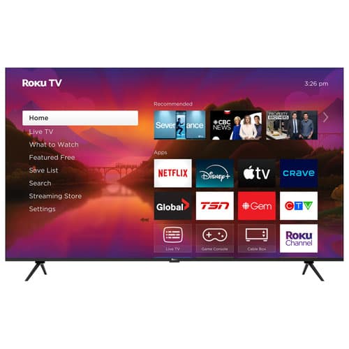Roku Plus Series 65" 4K UHD QLED Mini-LED Dolby Vision/HDR10+ Roku OS Smart TV (65R6C5CA) - 2025 - Only at Best Buy