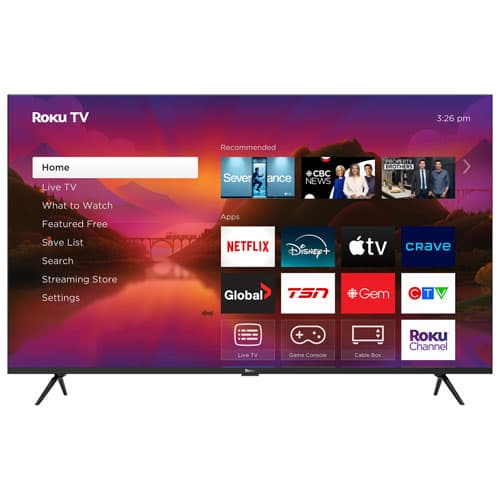 Roku Plus Series 55" 4K UHD QLED Mini-LED HDR10+ Dolby Vision Dolby Atmos Roku OS Smart TV (55R6C5CA) - 2025 - Great for Streaming - Only at Best Buy
