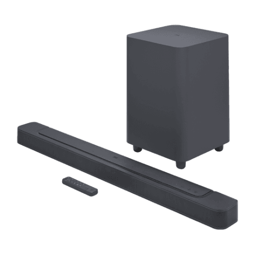 Open Box - JBL Bar 500 590-Watt 5.1 Channel Dolby Atmos Sound Bar with Wireless Subwoofer
