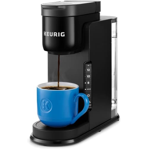 Keurig K-Express Single Serve K-Cup Pod Coffee Maker, Black, With A Removable Reservoir And Strong Button Function
