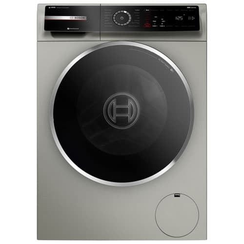 Bosch (WGB246AXUC) 2.4 Cu. Ft. (IEC) 24-Inch High Efficiency Compact Washer Dryer Combo with Smart Connectivity - Pearl Steel