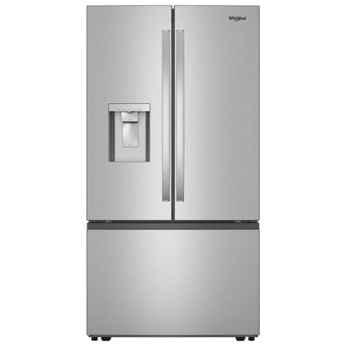 Whirlpool 36" 29.58 Cu. Ft. French Door Refrigerator with Water & Ice Dispenser (WRFF3536SZ) - Stainless Steel