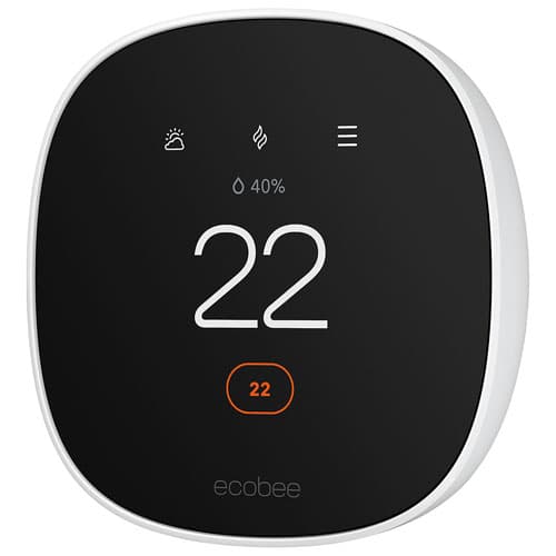 ecobee Smart Thermostat Essential Wi-Fi Smart Thermostat - White