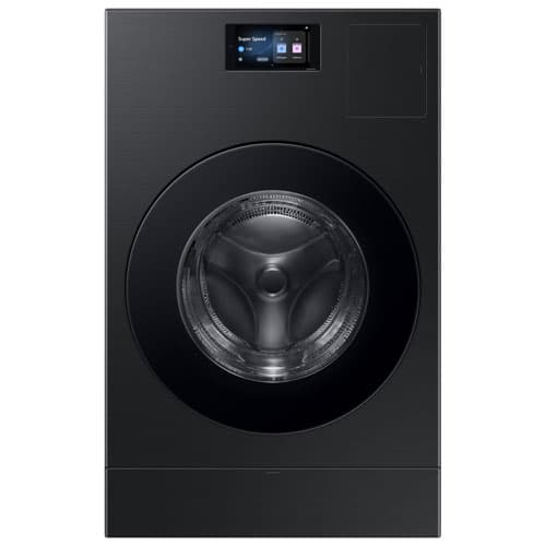 Samsung BESPOKE AI 6.1 Cu. Ft. Vented All in One Washer Dryer Combo - Energy Star (WD90F53AVBAC) - Brushed Black