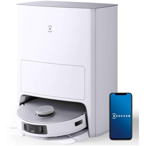 Refurbished (Good) - ECOVACS DEEBOT TEO (T20) OMNI Robot Vacuum & Mop for Hard Floors & Carpet with Auto-Emptying Dock, LiDAR, 6000Pa, 170 min