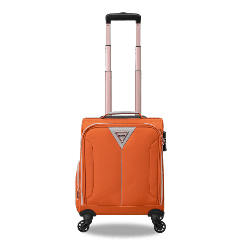 TUCCI ITALY ABITO 16 INCH CARRY-ON LUGGAGE-ORANGE