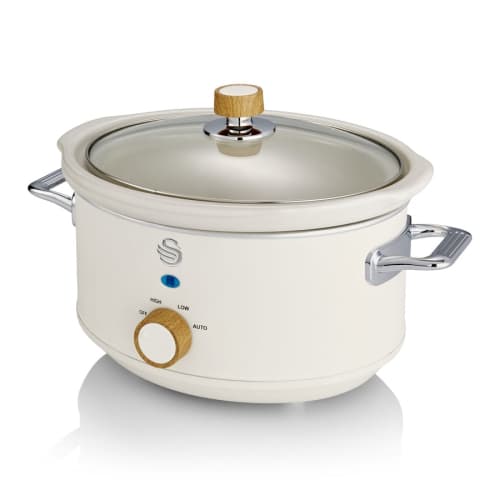 Swan Nordic 3.5L Slow Cooker - White