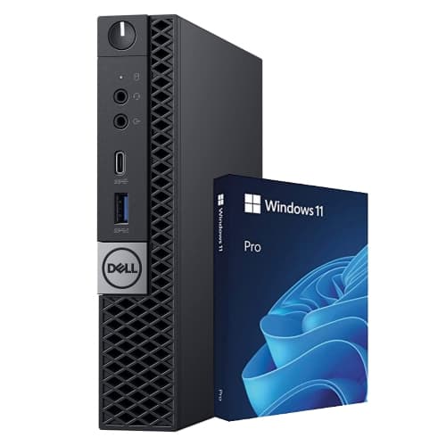 Refurbished (Good) - DELL OptiPlex 7060 Tiny/ Windows 11 Pro (Intel Core i5-8500T 8th Gen Processor/ 512GB SSD/ 32GB DDR4 RAM) Mini Business Computer