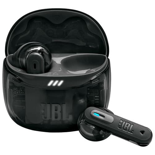 JBL Tune Flex 2 Ghost Edition In-Ear Noise Cancelling True Wireless Earbuds - Ghost Black