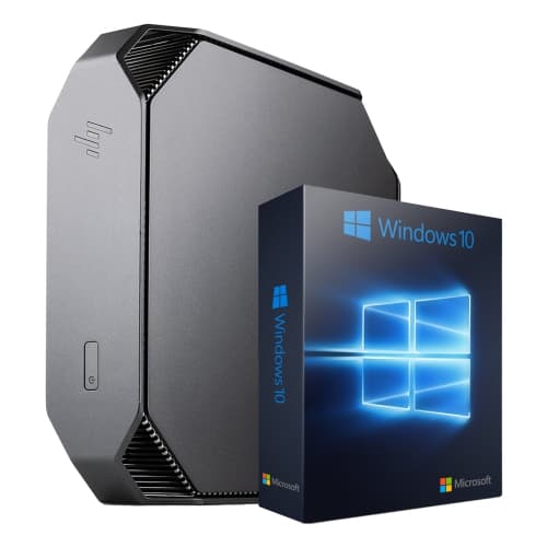 Refurbished (Good) - HP Z2 Mini G3 Workstation Desktop Computer Intel Xeon E3-1225V6 3.7GHz 16GB DDR4 RAM 256GB SSD Windows 10 PRO