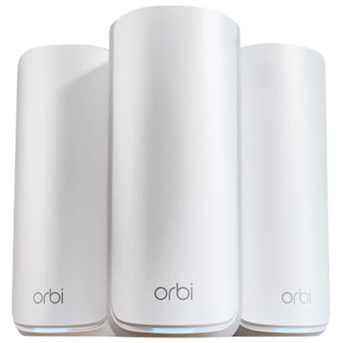 NETGEAR Orbi Whole Home Mesh Wi-Fi 7 System (RBE873-100CNS) - 3 Pack
