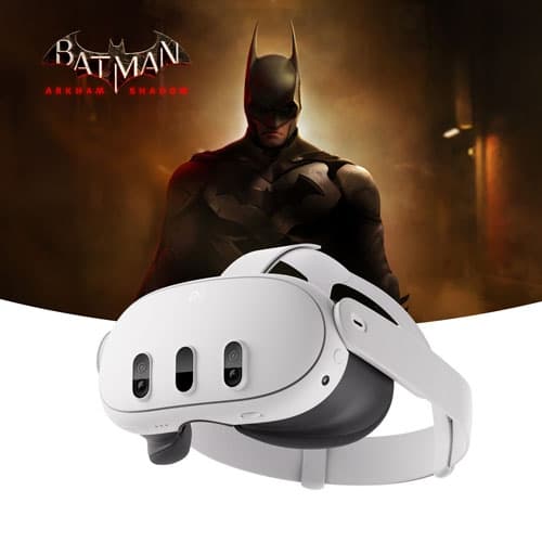 Open Box - Meta Quest 3 512GB VR Headset with Touch Plus Controllers & Batman: Arkham Shadow